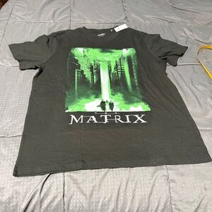 Old Navy The Matrix T-shirt Size Large Black Adult Tee New NWT